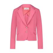 Pink Teknisk Jersey Atina Blazer