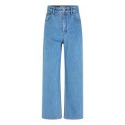 Højtaljede Straight Leg Jeans Regular Fit