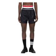 Elastisk Talje Rugby Shorts Navy