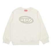 Oval D mærket crew-neck sweatshirt