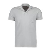 Terry Cotton Polo Shirt Solid Color