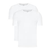 2-Pak Stræk Bomuld T-Shirts