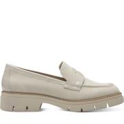 Beige Lukkede Loafers til Kvinder