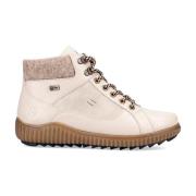 Beige Casual Closed Booties Kvinder