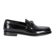 Sort Kalveskind Slip-On Flade Sko