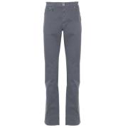 Slate Grey Straight-Leg Trousers