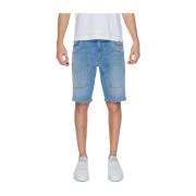 Denim Bermuda Shorts Lyseblå