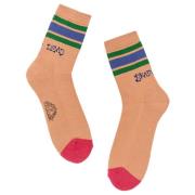 Stribet Logo Kvart Socks