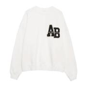 Cozy Sweatshirt med Monogramdetalje