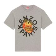 Klassisk Orange Grafisk T-shirt