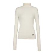 Strikket turtleneck jumper