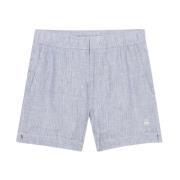 Marineblå Linnedshorts