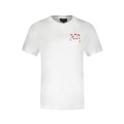 Hvid Bomuld T-Shirt - Amo