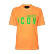 Fluorescerende Orange Logo T-shirts og Polos