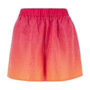 Pyntede taffeta shorts