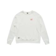 Hvid Crew Neck Sweatshirt