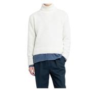 Merino Strik Rullehals Sweater