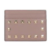 Studded Leather Card Holder