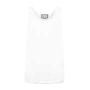 Scoop-Neck Logo Tank Top