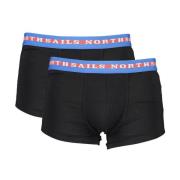 Bomuld Boxershorts Bicolor Elastik Talje