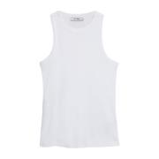 Bomuld Tank Top i Bright White