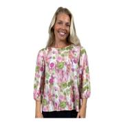 Blomstret Bluse Sammy.Sp24 Rose