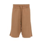 Ochre Brown Track Shorts med Snøre