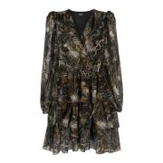 Georgette Python Print Kvindedragt