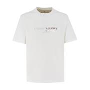 Klassisk Crew-Neck T-shirt med Frontprint