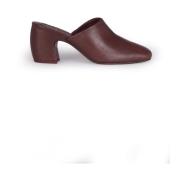 Bordeaux Moon Heel Mule