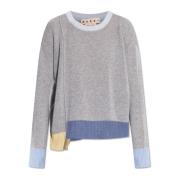 Sweater med Asymmetrisk Kant