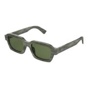 Grøn Rektangulære Solbriller