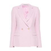 Pink Bouclé J-Albar Blazer