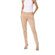 Slim Women's Chino Bukser i Stræk Satin