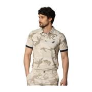 Camouflage Print Polo Regular Fit