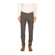 Slim Fit Glen Check Chino Bukser