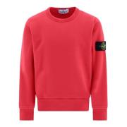 Rosa Sweater med Logo Detalje