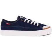 Canvas Low Top Trainers i Navy