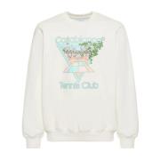 Hvid Tennis Club Sweatshirt