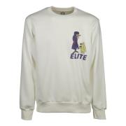 Elite Sweatshirt Rundhals Creme