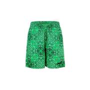 Grøn Paisley Shorts