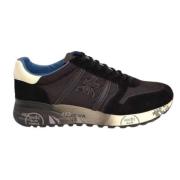 Nylon Suede Sneakers Sort Hvid