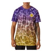 NBA L.A Lakers Holdfarve Vandtryk T-shirt