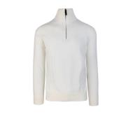 Slim Fit Half-Zip Uld Sweater