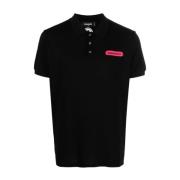 Tennis Logo Polo Shirt Sort