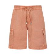 Linned Herre Bermuda Shorts Mineral Farvet