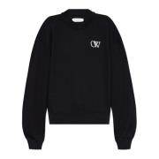 Sweatshirt med logo