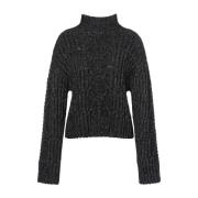 Chunky Strik Sort Sweater