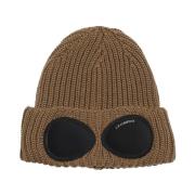 Brun Uld Goggle Beanie Hat