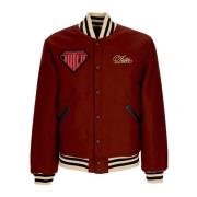 Burgundy Varsity College Jacket